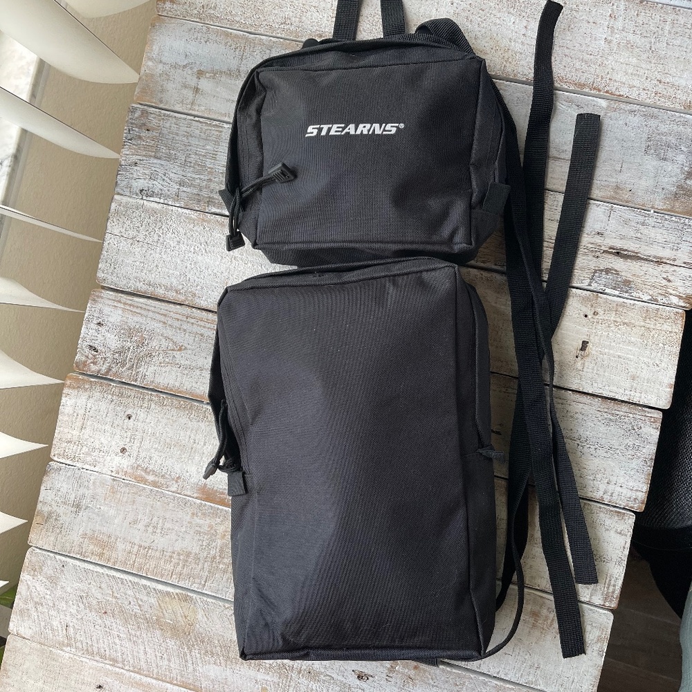 Stearns Black Fender bag ATV Quad Motorcycle storage bag